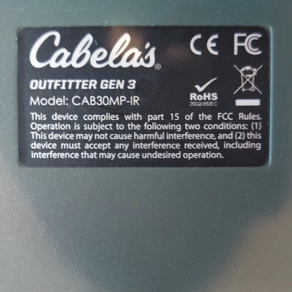 Cabela's Outfitter Gen 3 Trail Camera - Green